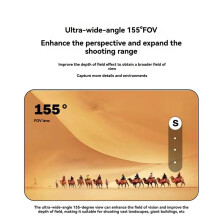 Max Lens Mod Wide Angle Lens for Hero 12 11 10 9 Camera 5M Waterproof Anti-Shaking 155 Wide Angle Lens
