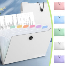 XiYing A4 accordion file folder with 12 pockets, expandable