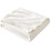 Microplush Fleece Blanket Ultra Soft Warm White 100x150 cm 1