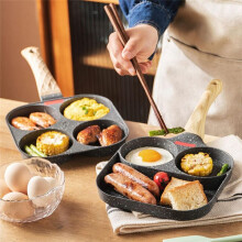Egg Frying Pan Nonstick Coating Skillet, Comfortable Handle,for Omelettes,Pancakes, and Hamburgers, Outdoor Camping