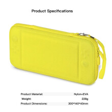 For 2 Portable Travel Storage Bag Anti-Drop Protection Box Gaming Console Cover Pouch Black