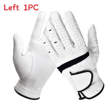 (24) Leather Golf Comfortable Gloves With Antislip Pu Material For Golf Gift Outdoor