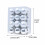 Christmas Ball Pendant Blue 3cm 24 pcs 4