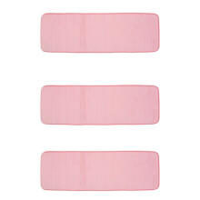 3 Pièces 120X40cm Absorbant Antidérapant Mousse À Mémoire Cuisine Chambre Porte Tapis de  Tapis Tapis Rose