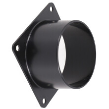 ABS Wall Flange Connector for Ventilation Pipe 75-120 mm
