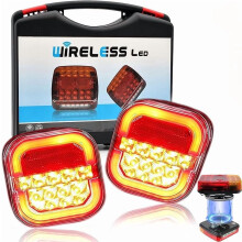 Wireless LED Trailer Lights Magnetic Kit 24V Rechargeable 1