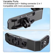 For Insta360X5 Horizontal and Vertical Shooting Bracket with Magnetic Suction for X5 Action Camera Accessories