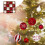 Christmas Balls Red White Stripe Glitter 44 pcs 4