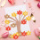 Paper Maple Leaf Gift Tags with Ribbon 150 Pcs 6