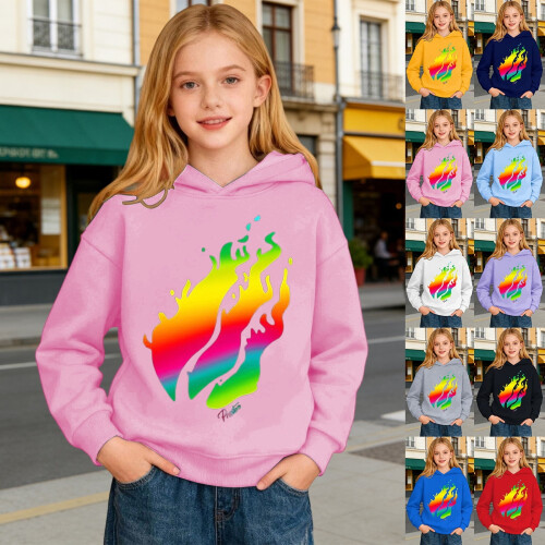 Preston Playz Flame Hoodie Lightweight Pullover Sweatshirt 1