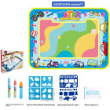 (CarWorld)Magisches Aquarell Leinwand Spielzeug wiederverwendbar mit großer Oberfläche für künstlerische Kreativität und Lernspaß