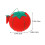 Red Cloth Pin Cushion Compact 12 Pcs 2