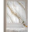 Sheer Curtains Abstract Vintage Gold White Marble Texture 3