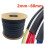 Black PET Insulated Braid Sleeving 1 Meter 4