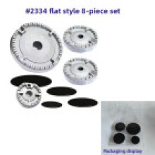Ensemble chapeau de cuisinière couvercle de cuisinière four amélioré plaque de cuisson à gaz bouchon couronne pour usage domestique