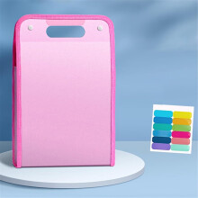 AuroraX Accordion Folders Clear 8.5x11 in 13 Pockets