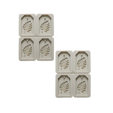 Epoxy Silicone Mold for Aroma Wax Tablets, 2PC