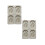 Epoxy Silicone Mold for Aroma Wax Tablets, 2PC 1