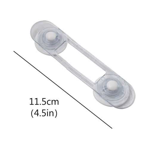 Children Security Locks Transparent Cabinet Door Latch Set 1
