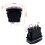 Turn Signal Rocker Switch with Flasher for ATV UTV RV 3