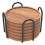 Wood Cup Holder Set with Organizer Rack 12 pcs 1