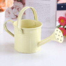 (Beige)Mini hervidor de agua pulverizador de agua maceta de metal botella de riego decoración del hogar jardín