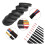 Black PET Insulated Cable Sleeve Tight Fit 6