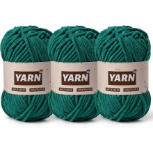 Chenille Plush Crochet Yarn 50g 65.6 Yd