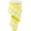 Plaid Wired Ribbon Tan White 10 Yard Craft Supply 1