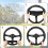 Leopard Print Steering Wheel Cover for Golf Cart 6