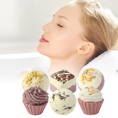 Handmade Romance Spa Bath Bombs Set 6 Pieces 1