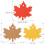 Paper Maple Leaf Gift Tags with Ribbon 150 Pcs 2