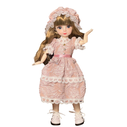 Loli Doll 30cm with 20 Joints Hand-Painted Lips 1