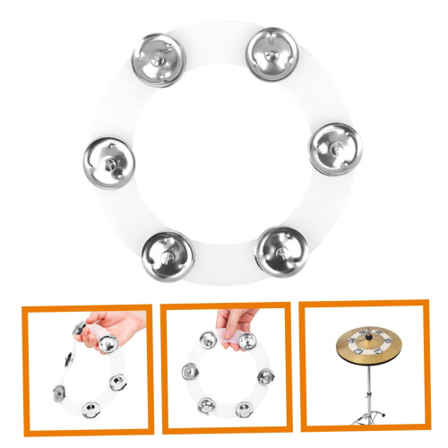Tambourine Mountable Cymbal Accessory Silver 1 Piece 2