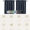 Thermal Blackout Curtains for Small Windows Blue 29.9x36 2