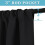 Thermal Blackout Curtains for Small Windows Blue 29.9x36 4