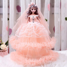 Wedding Doll Bride Figure Flexible Poseable 17.7 Inch