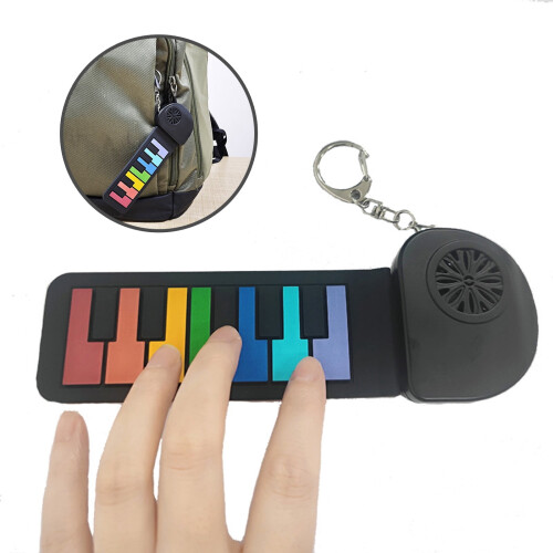 Electronic Piano Keyboard Lightweight Foldable Silicone 1