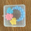 Portable baby teether with transparent pacifier holder and 6