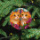 Ceramic Cat Stained Glass Christmas Ornament Double-Sided 2 5