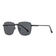 (Black Gray)Mens Fashion Pilot Sunglasses Metal Frame Uv400 Sun Shield For Driving Party And