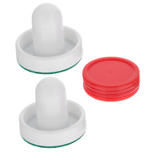 Plastic Hockey Pucks Assorted Colors 2 Sets