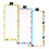 Magnet Notepad for Fridge Grocery List Fruit Print Wide 8