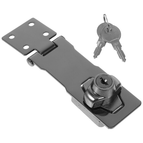 HEMOTON Cabinet Padlock Latch Lockable Door 1 Pack 2