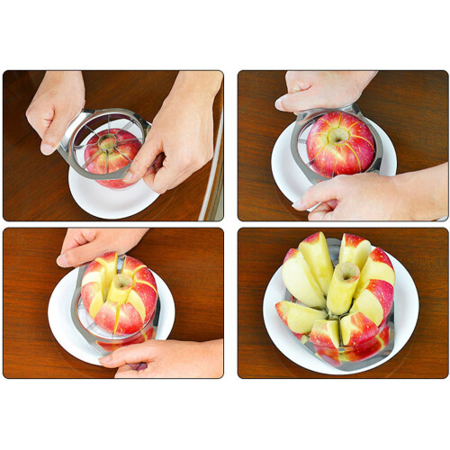 Apple Cutter Slicer Compatible 8-Slice Stainless Steel 1