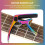 Guitar Capo Portable Metal Clamp Assorted Colors 1 Set 2