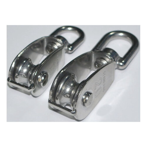 Pulleys Small Stainless Steel for Construction 1 Set 2
