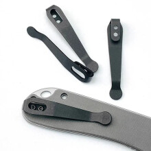 Alloy Pocket Knife Clip Waist Clip Back Clip for CIVIVI C907 Knives Parts & Accessories with Screw