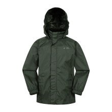 (7-8 Years, Khaki Green) Mountain Warehouse Childrens/Kids Pakka II Waterproof Jacket