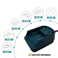 Jumper Cable Clamps for 18V Batteries with Power Wheel Battery Adapter Jumper for Car Jump Starting